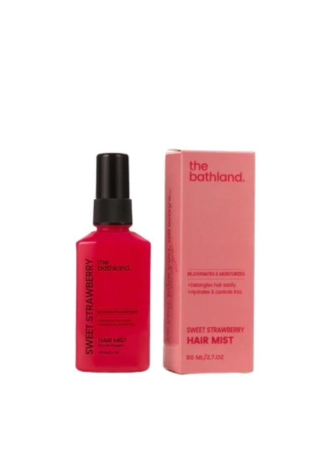 ذا باث لاند معطر للشعر برائحة الفراولة الحلوة - 80 مل - Image 1